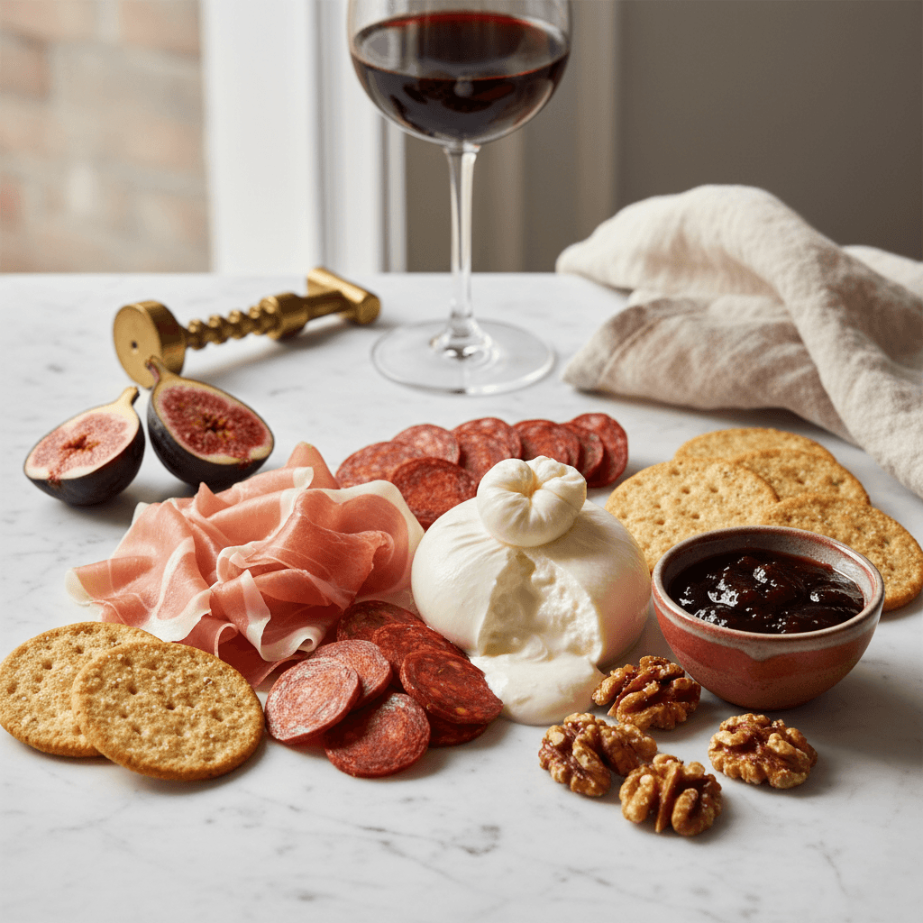 Catering appetizer spread